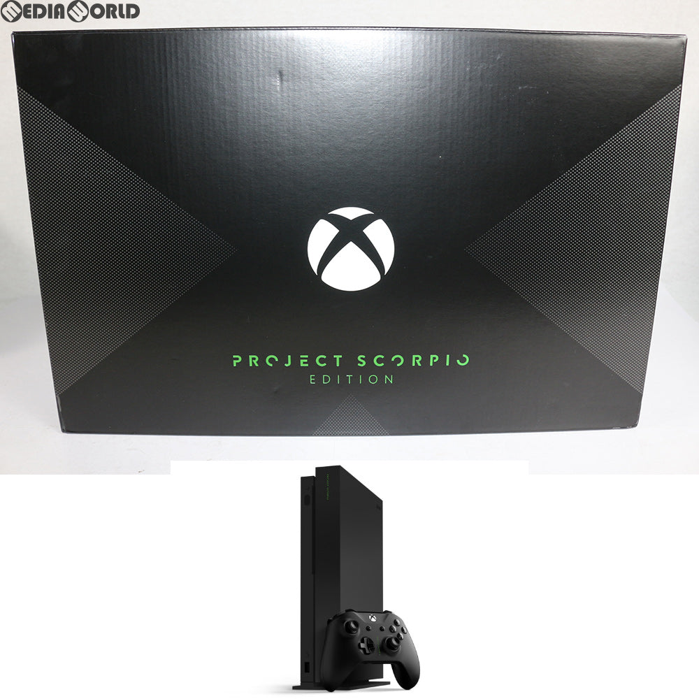 【中古即納】[XboxOne](本体)Xbox One X 1TB Project Scorpio エディション(FMP-00015) 日本マイクロソフト (20171107)