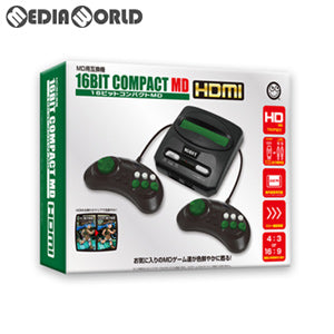 【新品即納】[本体][MD]【MD用互換機】16ビットコンパクトMD HDMI(16BIT COMPACT MD HDMI) コロンバスサークル(CC-16CMH-BK)(20190222)