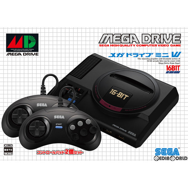【中古即納】[MD](本体)メガドライブミニ W(ダブル) Mega Drive Mini W(HAA-2523)(20190919)