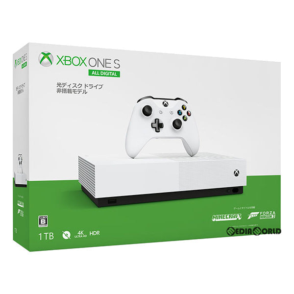 【中古即納】[B品][XboxOne](本体)Xbox One S 1TB All Digital Edition(オールデジタルエディション)(NJP-00038) 日本マイクロソフト (20190507)
