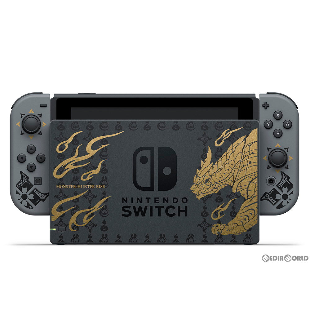 【中古即納】[未使用][本体][Switch]Nintendo Switch(ニンテンドースイッチ) モンスターハンターライズ スペシャルエディション(HAD-S-KGAGL)(20210326)
