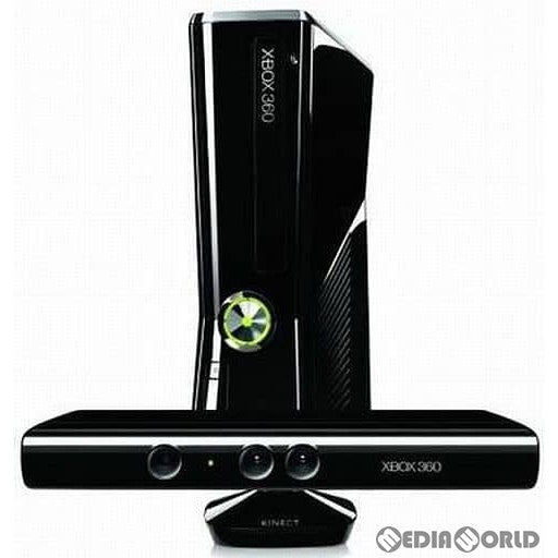 【中古即納】[Xbox360](本体)Xbox360 250GB + Kinect(250GBプラスキネクト) リキッドブラック(S7G-00037)(20111013)
