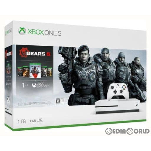 【中古即納】[XboxOne](本体)Xbox One S 1TB(Gears 5 同梱版)(234-01035) 日本マイクロソフト (20190919)