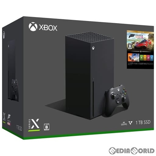 【中古即納】[本体][XboxX/S]Xbox Series X 1TB(Forza Horizon 5(フォルツァホライゾン5)同梱版)(RRT-00066)(20230217)