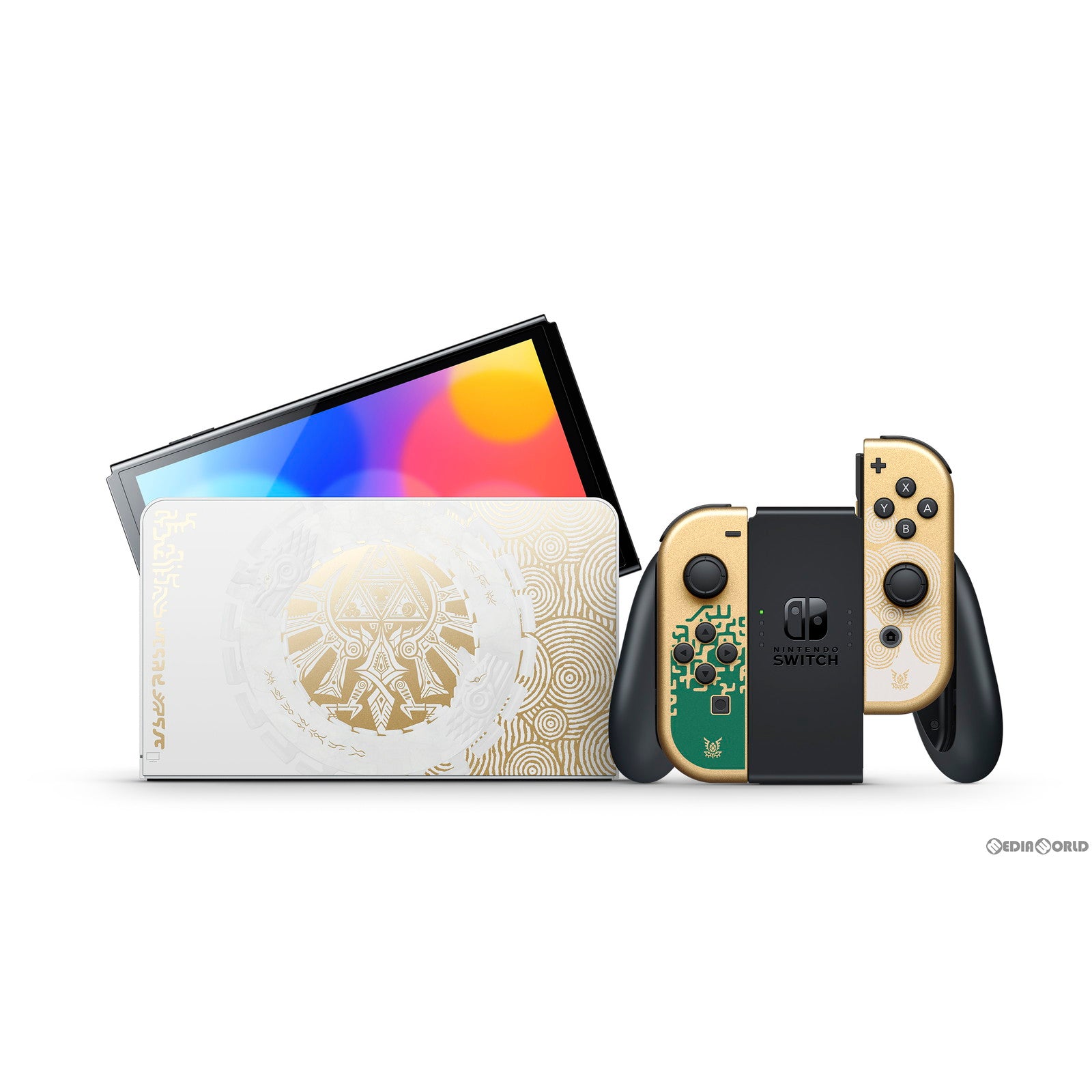 新品即納】[Switch](本体)Nintendo Switch(有機ELモデル)(ニンテンドースイッチ 有機ELモデル) ゼルダの伝説 ティアーズ  オブ ザ キングダムエディション(HEG-S-KDAAA)