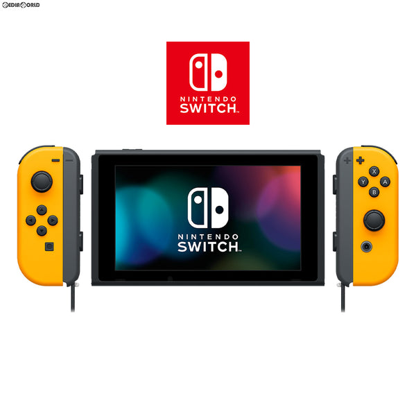 【中古即納】[未使用][本体][Switch]マイニンテンドーストア限定 Nintendo Switch(有機ELモデル)(ニンテンドースイッチ  有機ELモデル) Joy-Con(L) ネオンオレンジ/(R) ネオンオレンジ Joy-Conストラップ 