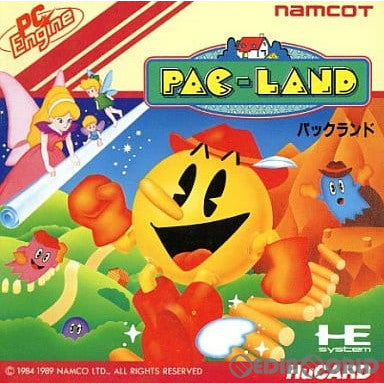 【中古即納】[PCE]PAC-LAND(パックランド)(Huカード) ナムコ (19890601)