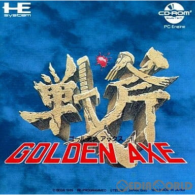 【中古即納】[PCE]GOLDEN AXE(ゴールデンアックス)(CDロムロム) 日本テレネット (19900310)