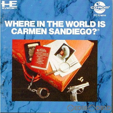 【中古即納】[箱説明書なし][PCE]カルメン・サンディエゴを追え! 世界編(CDロムロム)(19900330)