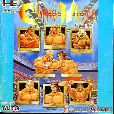 【中古即納】[箱説明書なし][PCE]チャンピオンレスラー(Huカード) タイトー (19901214)