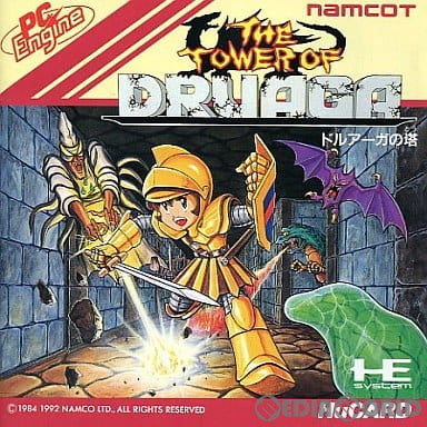 【中古即納】[PCE]THE TOWER OF DRUAGA(ドルアーガの塔)(Huカード) ナムコ (19920625)