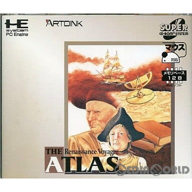 【中古即納】[PCE]THE ATLAS -Renaissance Voyager-(ジ アトラス ルネッサンス ボイジャー)(スーパーCDロムロム) アートディンク (19940304)