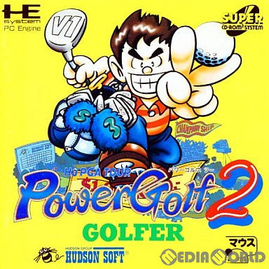 【中古即納】[箱説明書なし][PCE]パワーゴルフ2 ゴルファー(スーパーCDロムロム)(19940304)