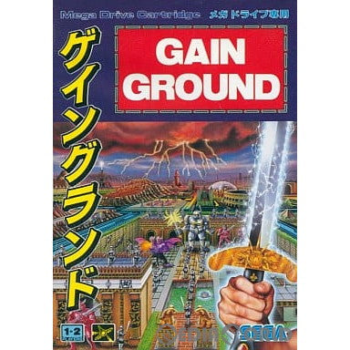 【中古即納】[MD]GAIN GROUND(ゲイングランド)(ROMカートリッジ/ロムカセット)(19910103)