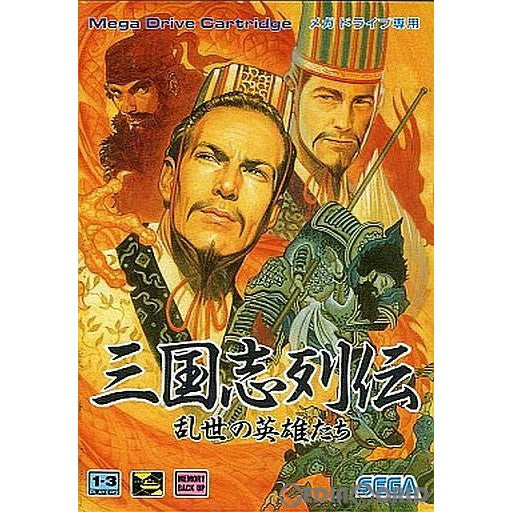 【中古即納】[MD]三国志列伝 乱世の英雄たち(ROMカートリッジ/ロムカセット)(19910429)