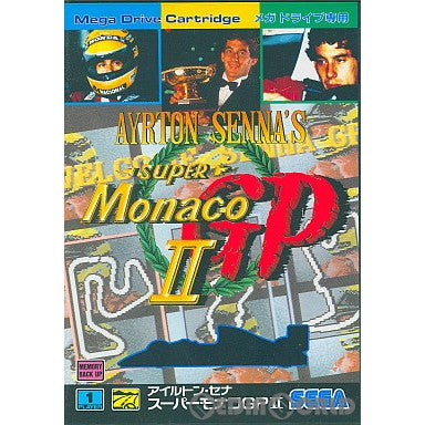 【中古即納】[お得品][箱説明書なし][MD]アイルトン・セナ スーパーモナコGP II(Ayrton Senna's Super Monaco GP II)(ROMカートリッジ/ロムカセット) セガ (19920717)
