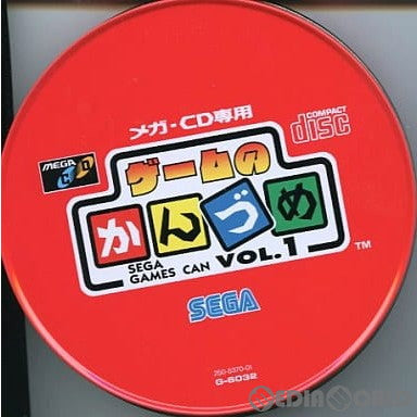 【中古即納】[MD]ゲームのかんづめ Vol.1(メガCD) セガ (19940318)