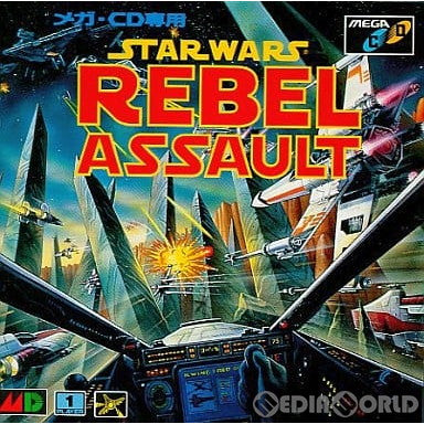 【中古即納】[MD]STAR WARS REBEL ASSAULT(スター・ウォーズ レベル・アサルト)(メガCD) ビクターエンタテインメント (19940922)