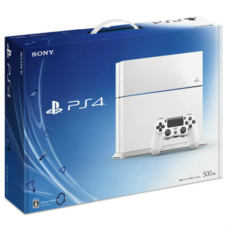 【中古即納】[本体][PS4]プレイステーション4 PlayStation4 HDD500GB グレイシャー・ホワイト(CUH-1100AB02)(20141009)