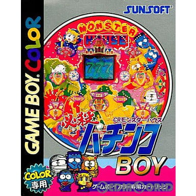 【中古即納】[お得品][箱説明書なし][GBC]必殺パチンコBOY(ボーイ) CRモンスターハウス サンソフト (20000331)