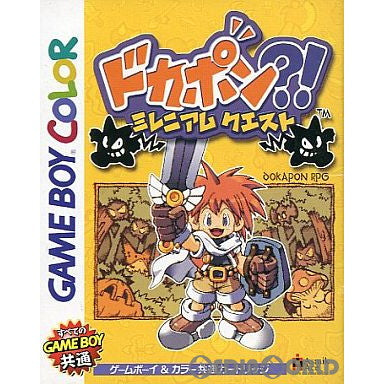 【中古即納】[箱説明書なし][GBC]ドカポン？!ミレニアムクエスト アスミック・エース (20000714)