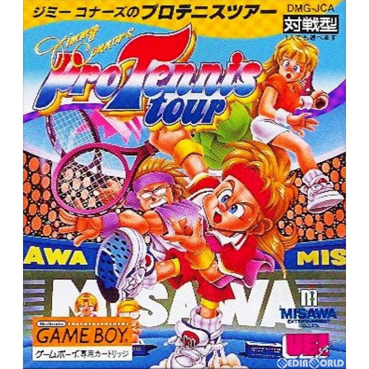 【中古即納】[お得品][箱説明書なし][GB]ジミーコナーズのプロテニスツアー ミサワエンターテインメント (19930723)