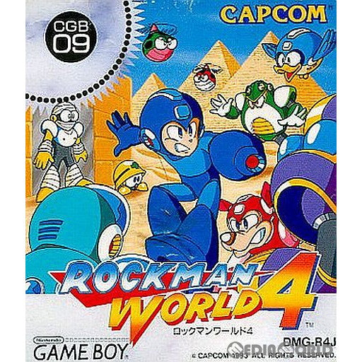 【中古即納】[GB]ロックマンワールド4(ROCKMAN WORLD 4 MEGAMAN) カプコン  (19931029)