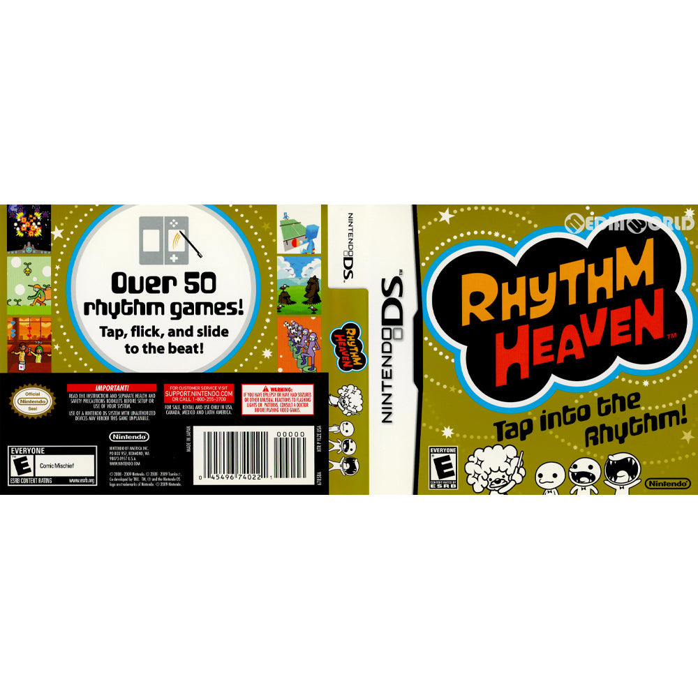 【中古即納】[NDS]Rhythm Heaven(リズム天国ゴールド)(北米版)(NTR-YLZE-USA) Nintendo (20090414)