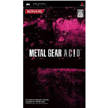 【中古即納】[表紙説明書なし][PSP]METAL GEAR AC!D(メタルギア アシッド) コナミデジタルエンタテインメント (20041216)