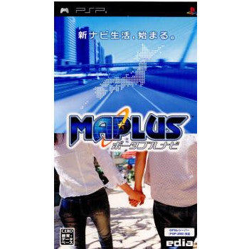 【中古即納】[お得品][表紙説明書なし][PSP]MAPLUS マップラス ポータブルナビ(GPSレシーバー同梱版) エディア (20061214)