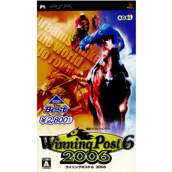 【中古即納】[表紙説明書なし][PSP]KOEI The BEST Winning Post 6(ウイニングポスト6) 2006(ULJM-05312) コーエー (20071227)