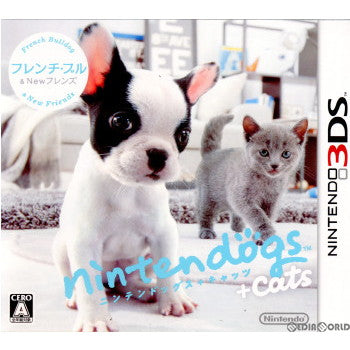 【中古即納】[3DS]nintendogs+cats(ニンテンドッグス+キャッツ) フレンチ・ブル&Newフレンズ(20110226)