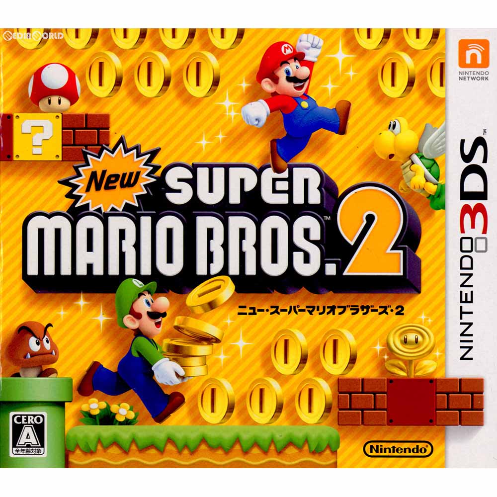 【中古即納】[表紙説明書なし][3DS]New(ニュー) スーパーマリオブラザーズ2(20120728)