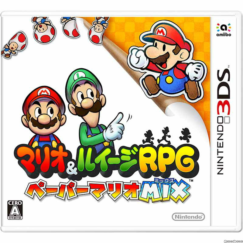 【新品即納】[3DS]マリオ&ルイージRPG ペーパーマリオMIX(ミックス) 任天堂 (20151203)