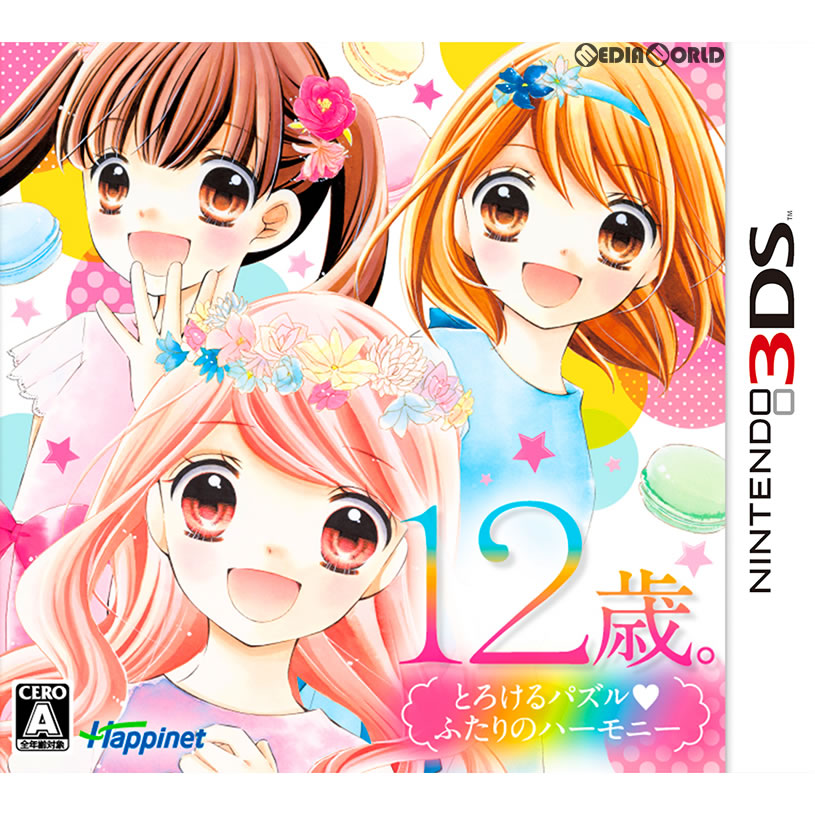 【中古即納】[3DS]12歳。 とろけるパズル ふたりのハーモニー ハピネット (20171026)