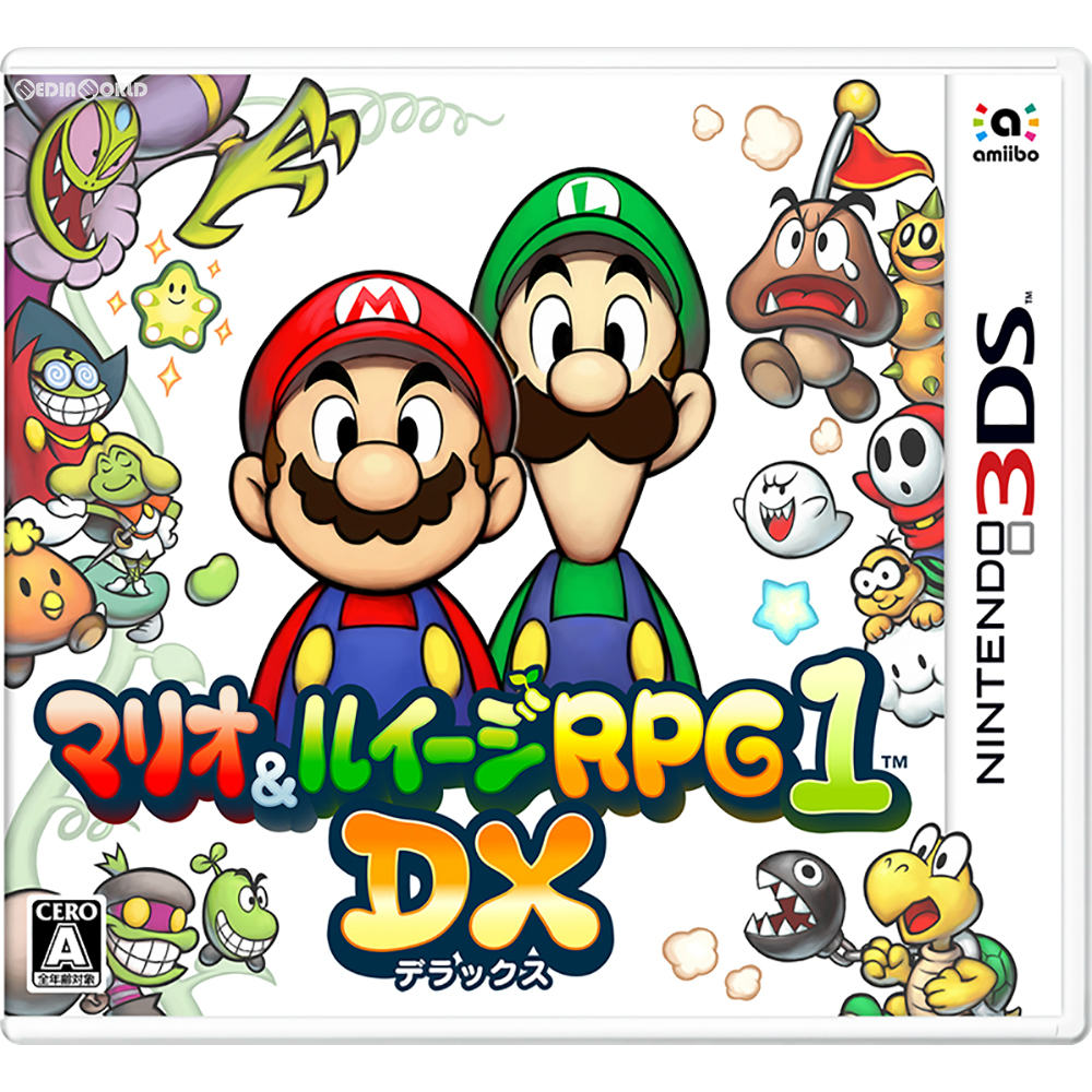 【中古即納】[表紙説明書なし][3DS]マリオ&ルイージRPG1 DX(20171005)