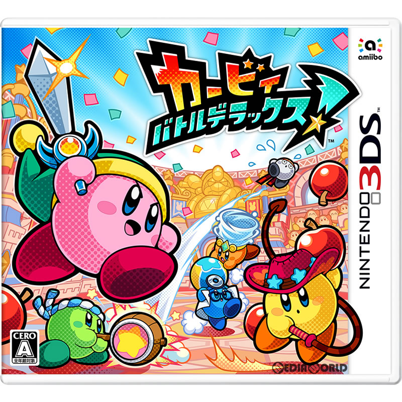 【中古即納】[お得品][表紙説明書なし][3DS]カービィ バトルデラックス! 任天堂 (20171130)