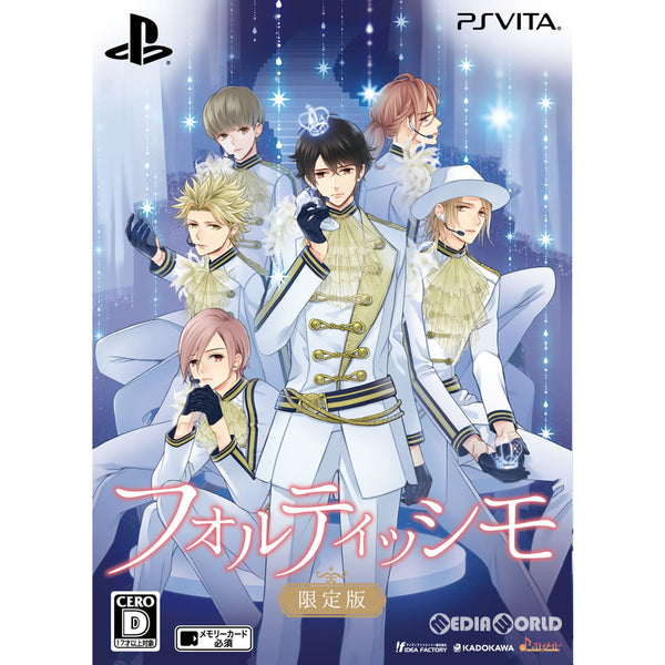 PS Vita☆フォルティッシモ☆限定版☆予約特典CD付☆小野友樹 柿原徹也 担当アイドルとの切ない恋\u2026\u2026乙女ゲーム『フォルティッシモ』3月8日発売