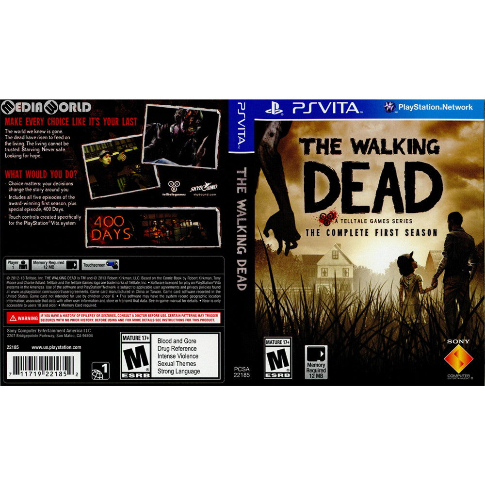 【中古即納】[PSVita] The Walking Dead: A Telltale Games Series - The Complete First Season(ウォーキング・デッド コンプリートファーストシーズン) (北米版) (PCSA-22185) (20130820)
