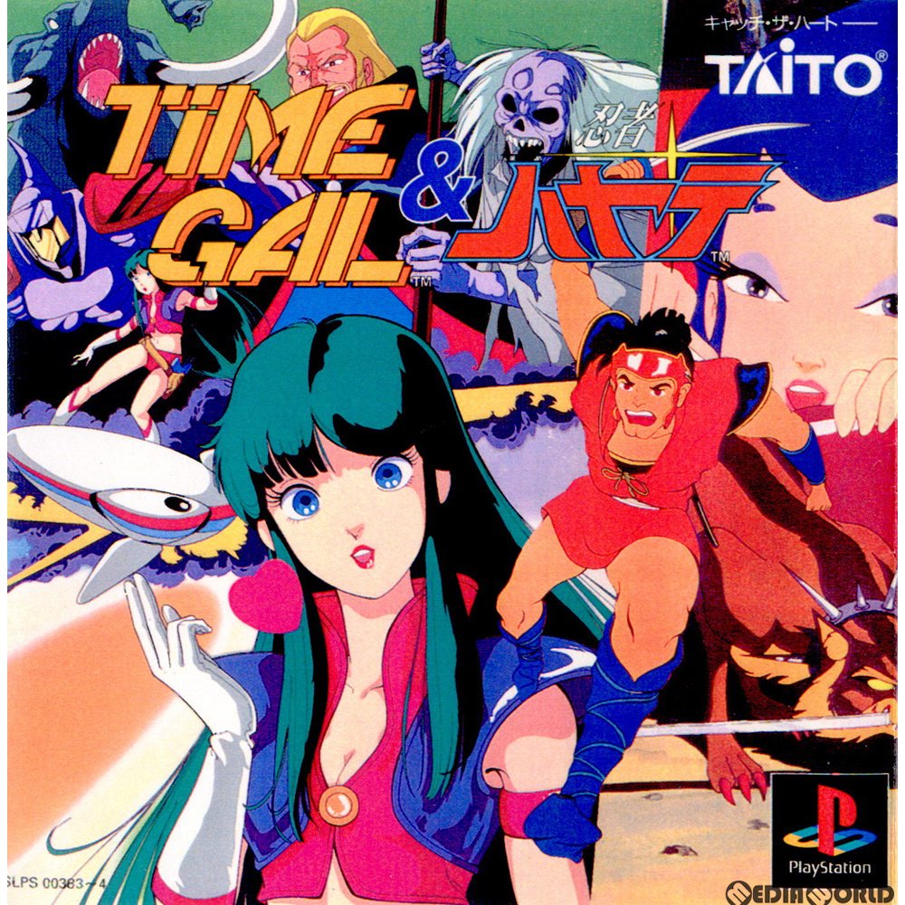 【中古即納】[PS]タイムギャル&忍者ハヤテ(TIME GAL & 忍者ハヤテ) タイトー (19960705)
