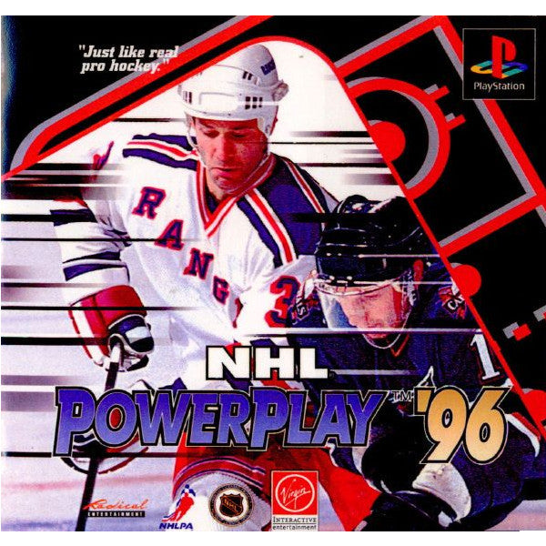 【中古即納】[お得品][表紙説明書なし][PS]NHL POWERPLAY '96(NHLパワープレイ'96) ヴァージンインタラクティブエンターテインメント (19970110)