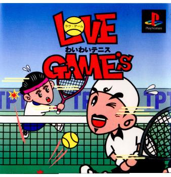 【中古即納】[お得品][表紙説明書なし][PS]ラブゲームス(LOVE GAME'S) わいわいテニス 市川ソフト開発 (19970228)