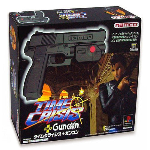 【中古即納】[表紙説明書なし][PS]タイムクライシス+ガンコン(同梱版) バンダイナムコエンターテインメント (19970627)