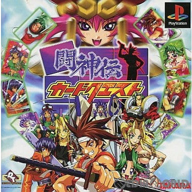 【中古即納】[お得品][表紙説明書なし][PS]闘神伝カードクエスト タカラ (19980402)