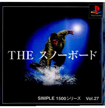 【中古即納】[表紙説明書なし][PS]SIMPLE1500シリーズ Vol.27 THE スノーボード(20000224)