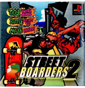 【中古即納】[表紙説明書なし][PS]ストリートボーダーズ2(STREET BOARDERS) マイクロキャビン (20000810)