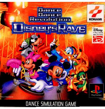 【中古即納】[表紙説明書なし][PS]Dance Dance Revolution Disney's RAVE(ダンスダンスレボリューション ディズニーズレイブ) コナミデジタルエンタテインメント (20001130)