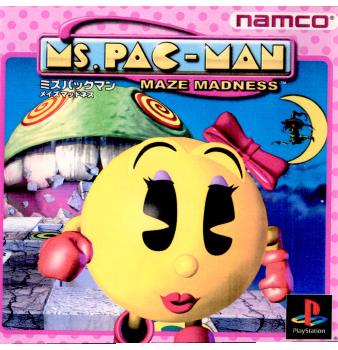 【中古即納】[表紙説明書なし][PS]ミズパックマン メイズマッドネス(MS. PAC-MAN MAZE MADNESS) バンダイナムコエンターテインメント (20001228)