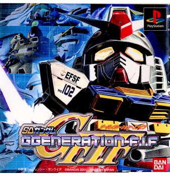 【中古即納】[表紙説明書なし][PS]SDガンダム GGENERATION-F.I.F(Gジェネレーション-F.I.F) バンダイナムコエンターテインメント (20010502)
