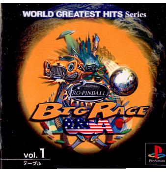 【中古即納】[PS]ワールドグレテイストヒッツ Vol.1 「プロピンボール・ビッグレースUSA」 シスコンエンタテインメント (20020613)